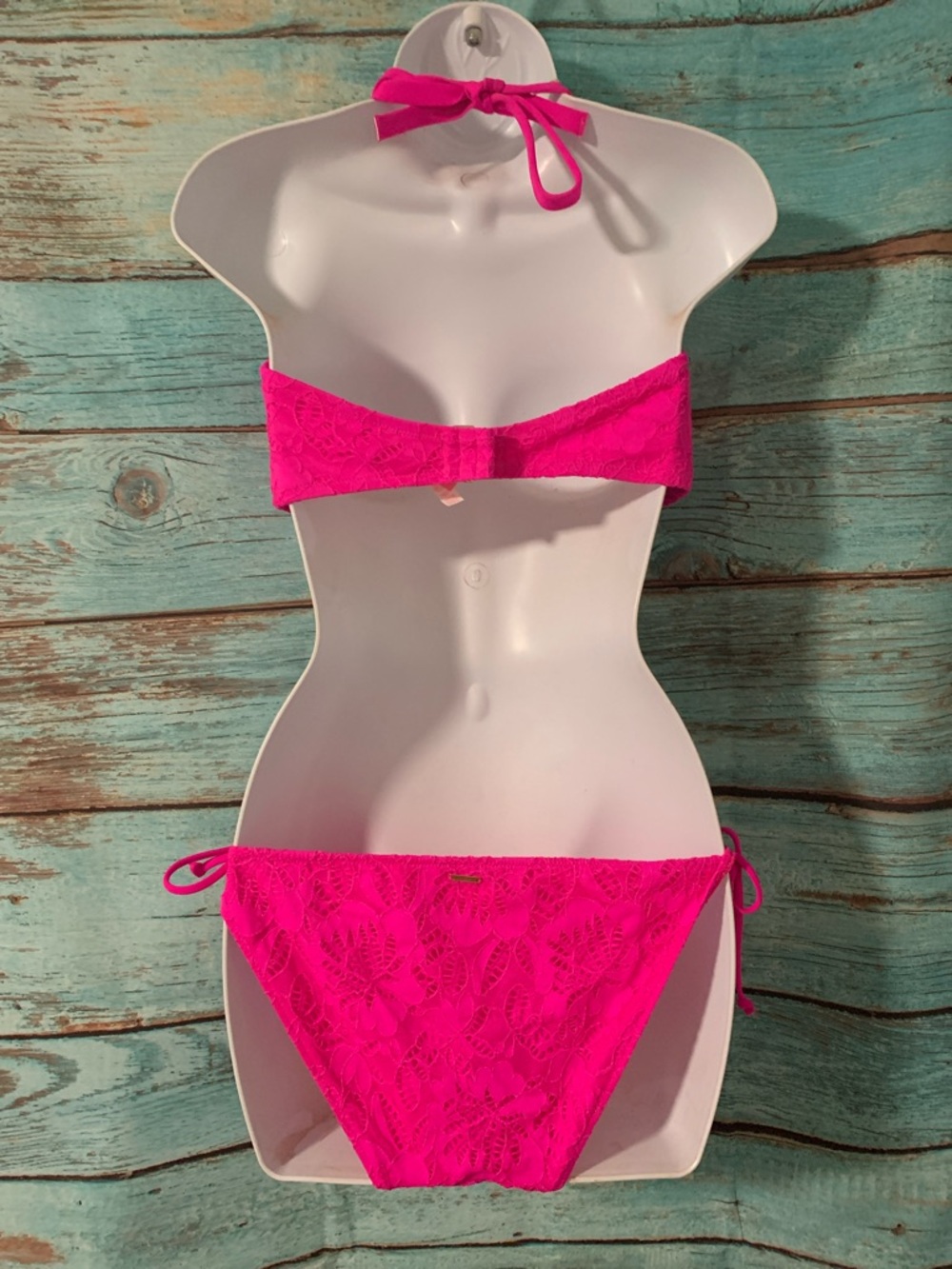 Victoria’s Secret | Sz 36DD/L hot pink bikini set - new without tags - Picture 2 of 5